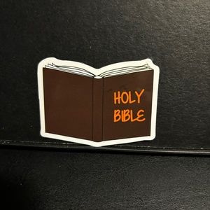 FAITH " HOLY BIBLE" BOOK STICKER